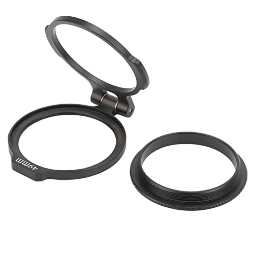 Support de filtre d'objectif 49mm : interrupteur rapide et bague d'adaptation robuste pour zoom