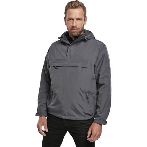 Image of Men's Fleece-Lined Quarter Zip Windbreaker Pullover