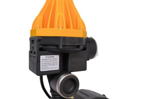 Image of V Guard 0.5hp Automatic Pressure Booster Pumps with Torque Boost Technology, for Household (Upto 2 Bathrooms), 1 Year ON-SITE Warranty