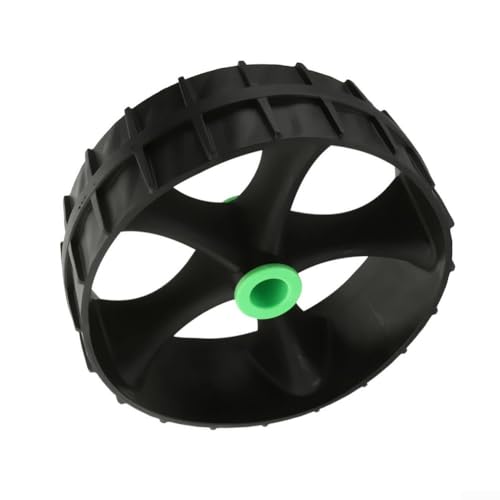 Durashmall Rueda de remolque para carrito de canoa, repuesto para portabicicletas, capacidad de carga resistente de 500 kg, diámetro de 9.92 pulgadas con orificio de 2.5 cm, diseño de rodamiento