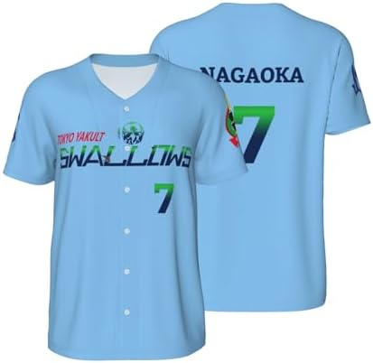 Amazon.co.jp: [Asdtiyih] 半袖ベースボール T シャツ 長岡秀樹