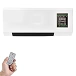 Epicooler Air Conditioner, 18000 Btu Portable Ductless Air Conditioner, Dual Mode Ultra-Quiet Wall Mounted Portable Cooling Fan with Remote Control & Timer for Bedroom, Living Room & Office (#A)