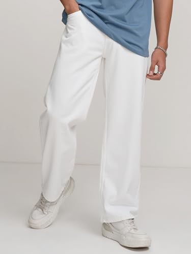 Image of Highlander Men's Loose Fit Jeans | Wide Leg | Mid Rise | Cotton | Jeans for Man