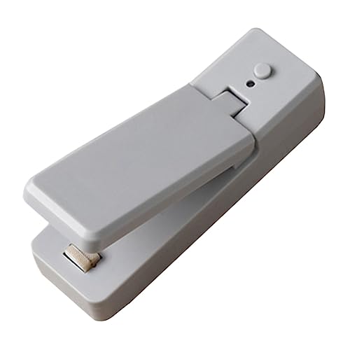 GRIRIW Portable Snack Bag Sealer Machine Rechargeable Food Bag Sealing Device Convenient Household and Travel Use Keeps Food Fresh and Lasting Design for Easy