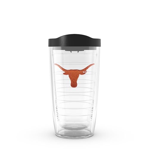 Tervis Made in USA Double Walled University of Texas Longhorns Insulated Tumbler Cup Keeps Drinks Cold & Hot, 16oz, Primary Logo