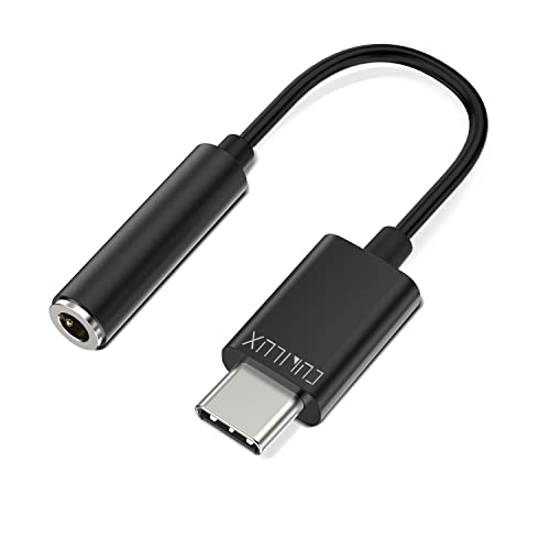 Cubilux USB C Kopfhöreradapter mit 192 kHz/24 Bit DAC, kompatibel mit Samsung S25/S24/S23/S22 Ultra, Tab S10/S9/S8/S7/S6, iPhone 16/15, iPad Pro 13/12.9/11, iPad Air 13/5th/4th, Pixel 9/8/7/6 Pro