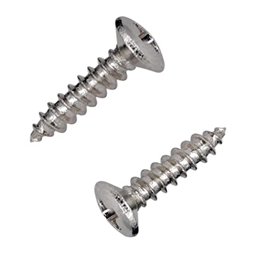 Hellery 50 stuks E gitaar bas pickguard bevestigingsschroeven onderdelen 12 mm zilver - Image 4