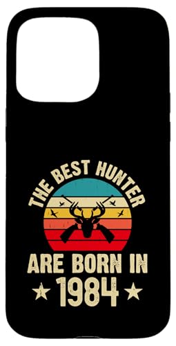 The Best Hunter Are Born in 1984 Funny Say Hunting Lover �X�}�z�P�[�X iPhone 15 Pro Max �p