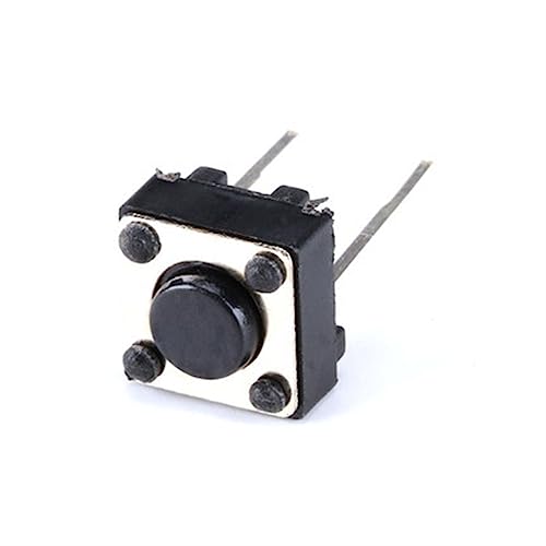 Interruptor de botón táctil momentáneo min micro interruptor dip 2 pines 6x6x4,3mm para PCB 3