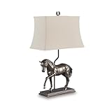 Signature Design by Ashley Sandorman Vintage Polyresin Table Lamp with 3-Way Switch, Gray