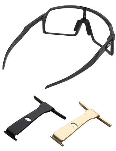 Image of Metallic Replacement Wicket for Oakley Sutro OO9406 /Sutro Asian Fit OO9406A /Sutro S OO9462 Sunglasses - Black+Gold