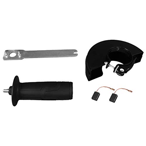 WALTER Winkelschleifer 1200W, 125mm, schwarz/rot, Zusatzhandgriff in 3 Positionen montierbar, Schnellverschluss, Drehzahl elektronisch regelbar – Bild 8