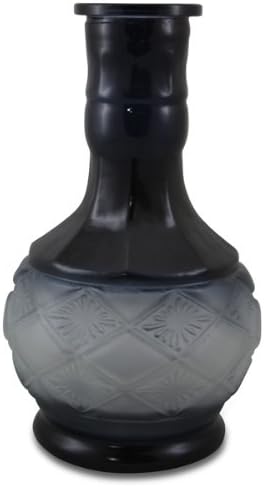 Modern Hooka Glass Base 26'' Modern Black Hookah Base Shisha Vase