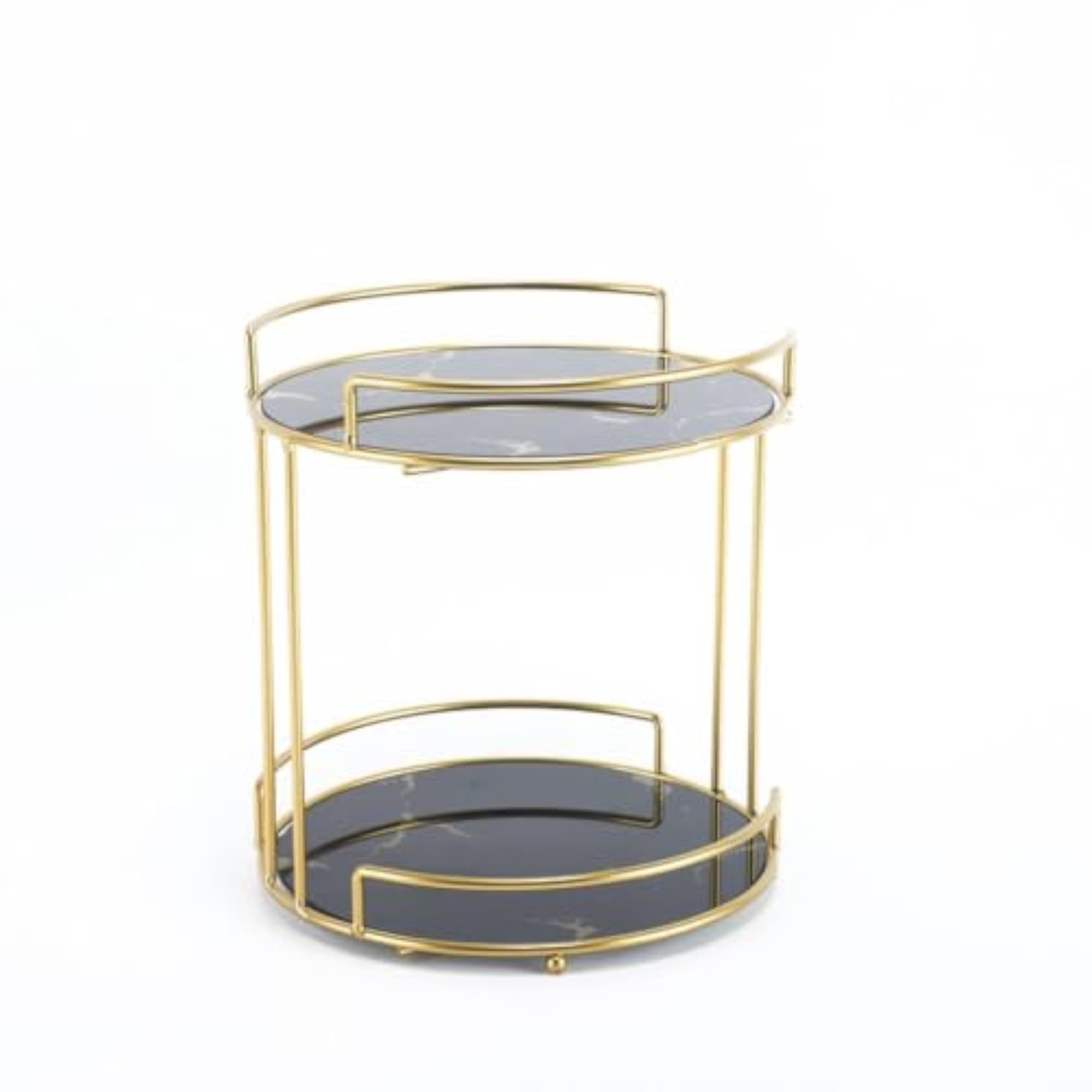 Space-Saving 2-Tier Makeup Organizer Multi-Functional