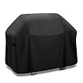 Grill Cover 55 Inch - 600D Oxford Waterproof Barbecue Cover with Adjustable Straps for Outdoor Grill, Gas Grill Cover for Weber, Char-Broil, Nexgrill and More Grills