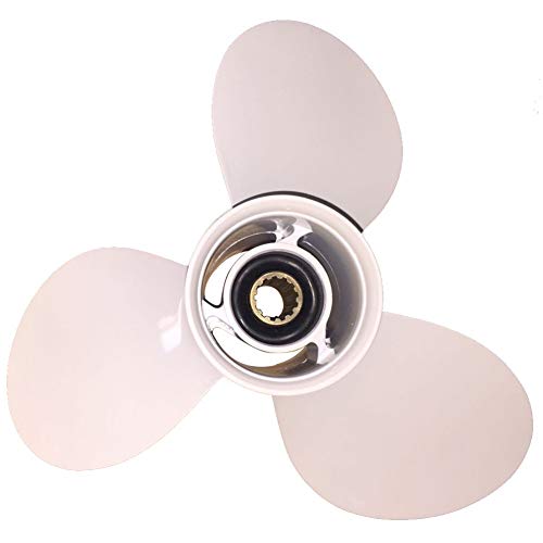 ARKDOZA 25-60hp Outboard Aluminum Propeller for T25/F40/F50/40HP/48hp/50hp/F60 Yamaha Outboard Motor 12-1/4x9