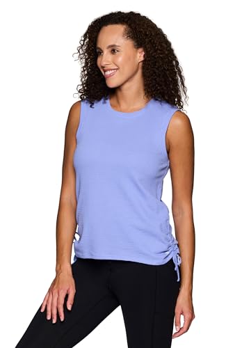 RBX-Active-Cotton-Blend-Workout-Tank-Top-for-Women-Side-Tie-Breathable-Sleeveless-Muscle-Tee-Yoga-Tunic-with-Plus-Sizes