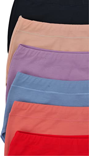 Image of ToBeInStyle Women's Pack of 6 High-Waisted Girdle Brief Tummy Support Everyday Panties