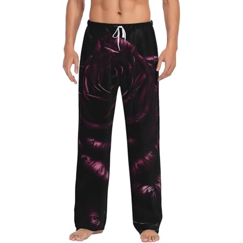 Pantalon pyjama gothique rose homme idéal pour vos soirées cocooning