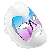 Colorful LED Mask Phototherapy, Seven Colors Phototherapy Mask Skin Care, for- Light Spots and...