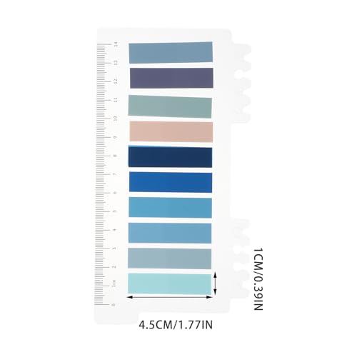 DIYEAH 200pcs Student Sticky Page Markers Transparent Note Tags for Easy Highlighting Portable Reading Strips for Use Index Tabs for Organized Notes - Image 3
