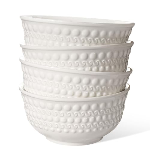 Wareland Cereal Bowls Set of 4 - Ceramic Soup Bowls