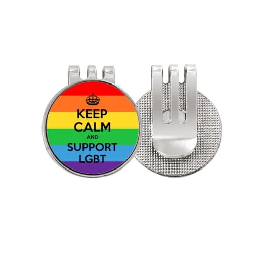 Marqueur de balle de golf LGBT magnétique pour pince de chapeau transgenre