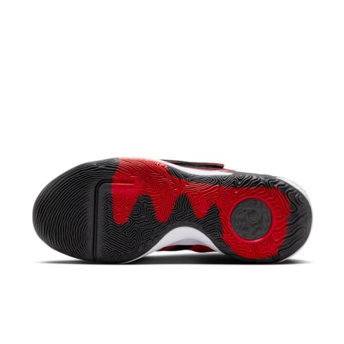 KD Trey 5 X Basketball Shoes (DD9538-006, Black/University RED-Bright Crimson)4