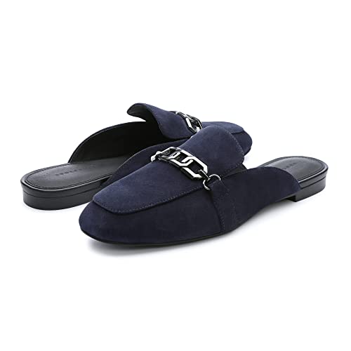 Image of Sanctuary Women's Bigtime Mule Flats - Chic Design with Cushioned Shoe Insole, Flat Heel, and Durable Construction