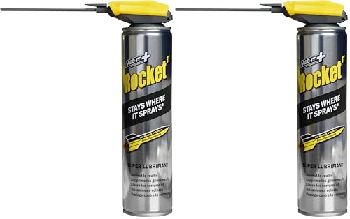 Image of Rocket TT Super Tube Lubricant Spray 450ml | Rust Remover & Anti-Corrosion Maintenance Spray | Penetrating Oil for Seized Bolts,Tools, Bikes & Garden Equipment | Water-Resistant Protective Coating