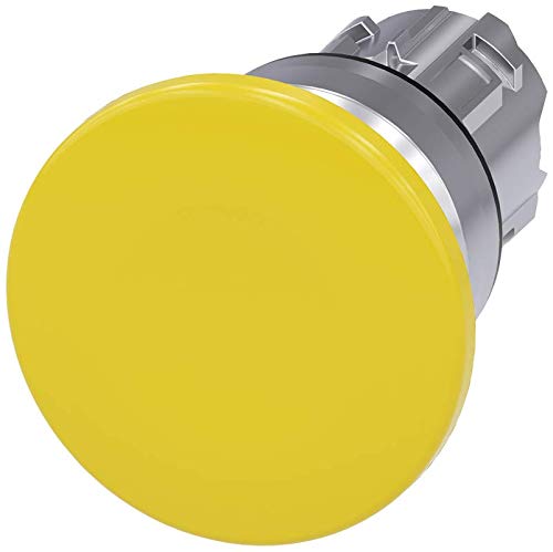 Bouton-poussoir champignon Siemens IP69K contre l'humidité industrielle