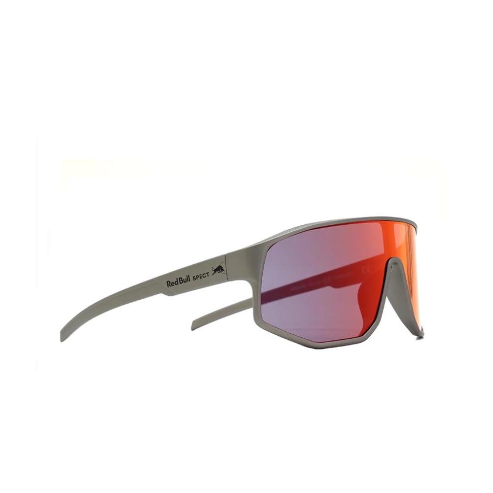 Red Bull Dash gafas de sol Bronce | Para caras estrechas con lente panorámica, protección UV y marco antideslizante de G850.