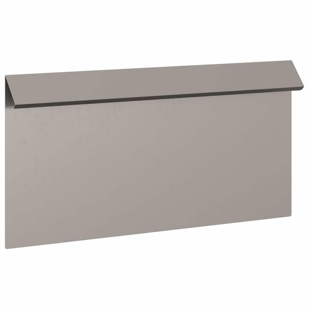 Schneckenzaun 16 Stück Gartenzaun Zaunsystem Metallbarriere Rostig 50 x 3,5 x 25 cm aus Stahl für den Außenbereich