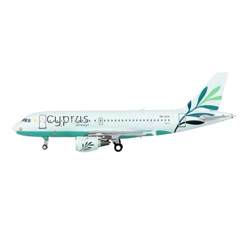 TQMEAD AvióN Miniatura Modelo De Avión De Fundición A Presión A319-100 5B-DCX, Escala 1:400, Simulación De Aleación, Colección De Recuerdos para Principiantes