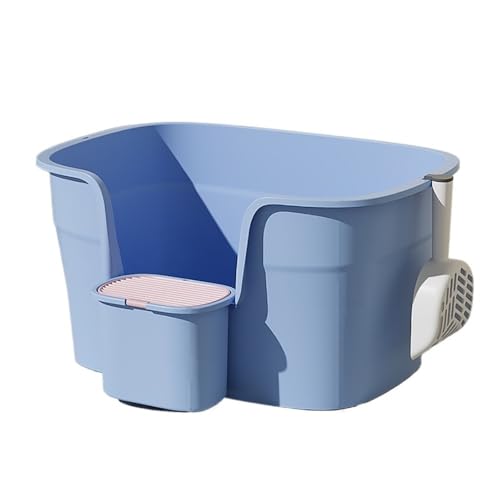 Arenero para gato grande con bordes altos rosa miniatura 3