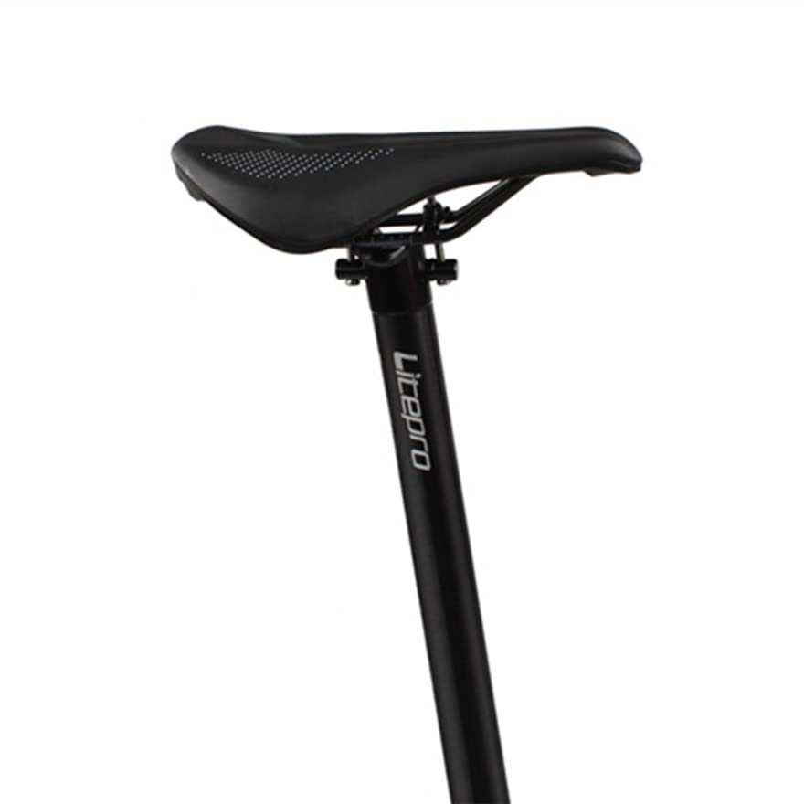 Ultralekka sztyca rowerowa ze stopu aluminium 31,8 x 580 mm, składana rura (kolor: Srebrny)