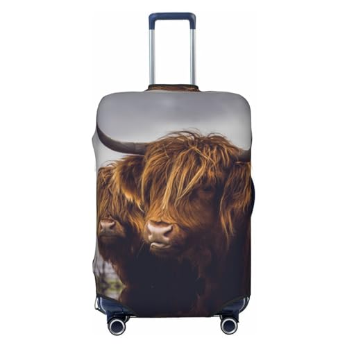 VOSERY Travel Luggage Cover - Yak (9) Washable Suitcase Covers Protector Fits 18-32 Inch Luggage