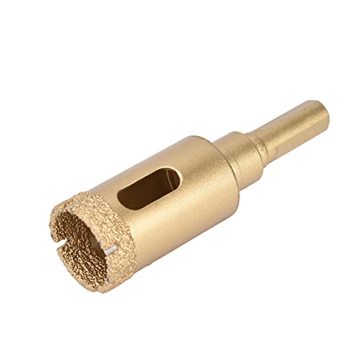 Broca para azulejos 20 mm con punta de acero y recubrimiento de diamante miniatura 6