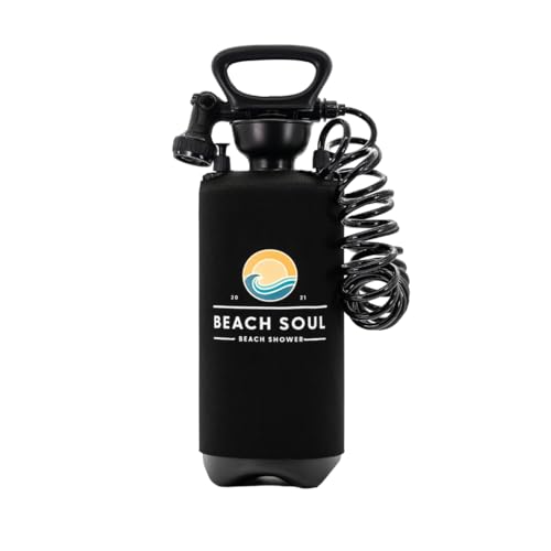 Portable Pressurized Shower – Original 2.1G - Manual Pump System - Insulated Cover for Hot/Cold Water - Perfect as a Camp, Surf, Beach, Dog and Outdoor Shower - No Power Needed