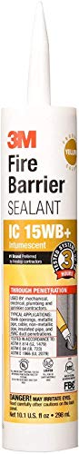 Image of 3M(TM) Fire Barrier Sealant IC 15WB+, 10.1 fl. oz, Cartridge, 12 /case You are Purchasing The Min Order Quantity which is 12 CART
