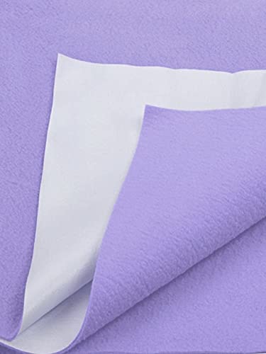 Image of BIANCA Soft Bamboo Baby Dry Sheet, Mattress Protector -1pc Extra Large (smartdry) | Waterproof & Breathable Anti Bacterial | Baby Dry Sheet & Mattress Protector. Solid-Violet