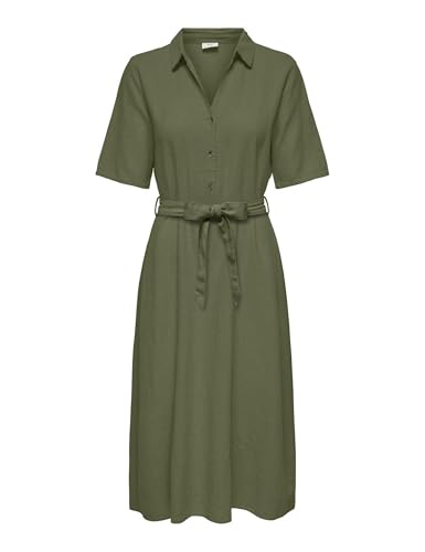 JdY Damen Jdysay 2/4 Midi Shirt Dress WVN Noos, Kalamata, M EU