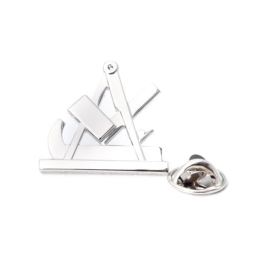 Pin Anstecker Schreiner Tischler silberfarben