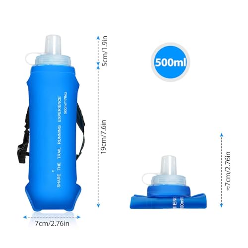 Botella de agua para correr en camping y excursiones de ciclismo 7