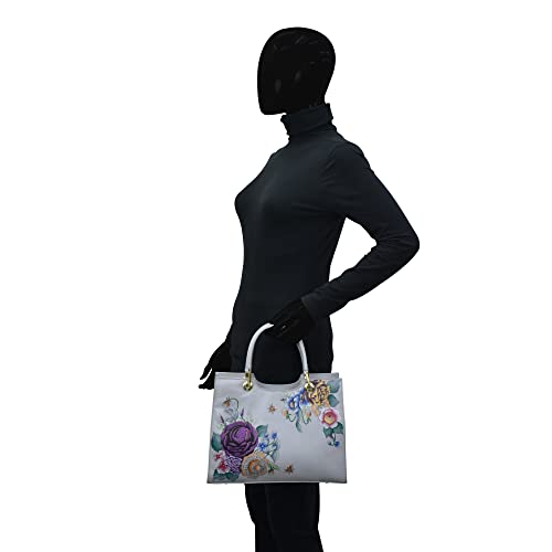 Image of Anuschka Women's Original Hand-Painted Genuine Leather Medium Satchel