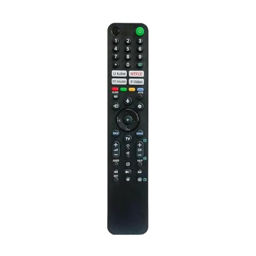 Image of Bluetooth Voice Replacement Remote Control Compatible with Sonyy Bravia Smart TVs, Supports Google Assistant Voice Search, Compatible with OLED, LED, 4K UHD & Android TV Models (Need Pairing)