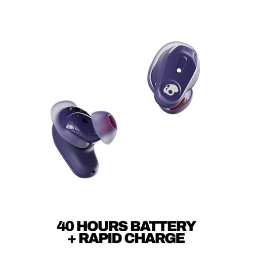 Image of Skullcandy Method 360 ANC Wireless Earbuds, Sound by Bose, Bluetooth Headphones, Premium Noise Cancelling, Up to 40 Hrs Battery, Sweat and Water Resistant, Microphone for iPhone Android - Future