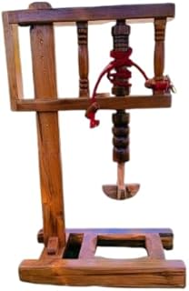 Handmade Vedic Bilona Machine from Teak Wood | Traditional Manual Butter Churner for Desi Ghee Preparation