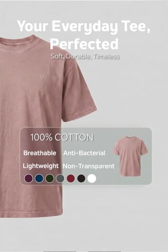 Image of Van Heusen Men's Crew Neck T-Shirt - Soft & Breathable Cotton | Regular Fit | Comfortable Everyday Casual Wear | Short Sleeves | Summer Favorite |Solid Colors | Style 60052|Available in Pack of 1 & 2