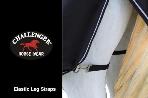 Image of Challenger 1200D Turnout Rain Horse Sheet Light Winter Blanket Gusset 363G